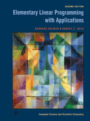 cover image of Elementary Linear Programming with Applications